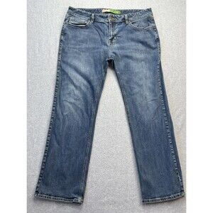 Rock & Roll Mens Pistol Straight Jeans 40x34 (40x32) Medium Wash Western Cowboy